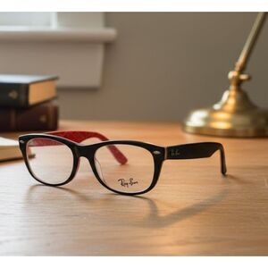 Ray Ban New Wayfarer Black Red Eyeglasses RB5184 2479 145mm 50-18